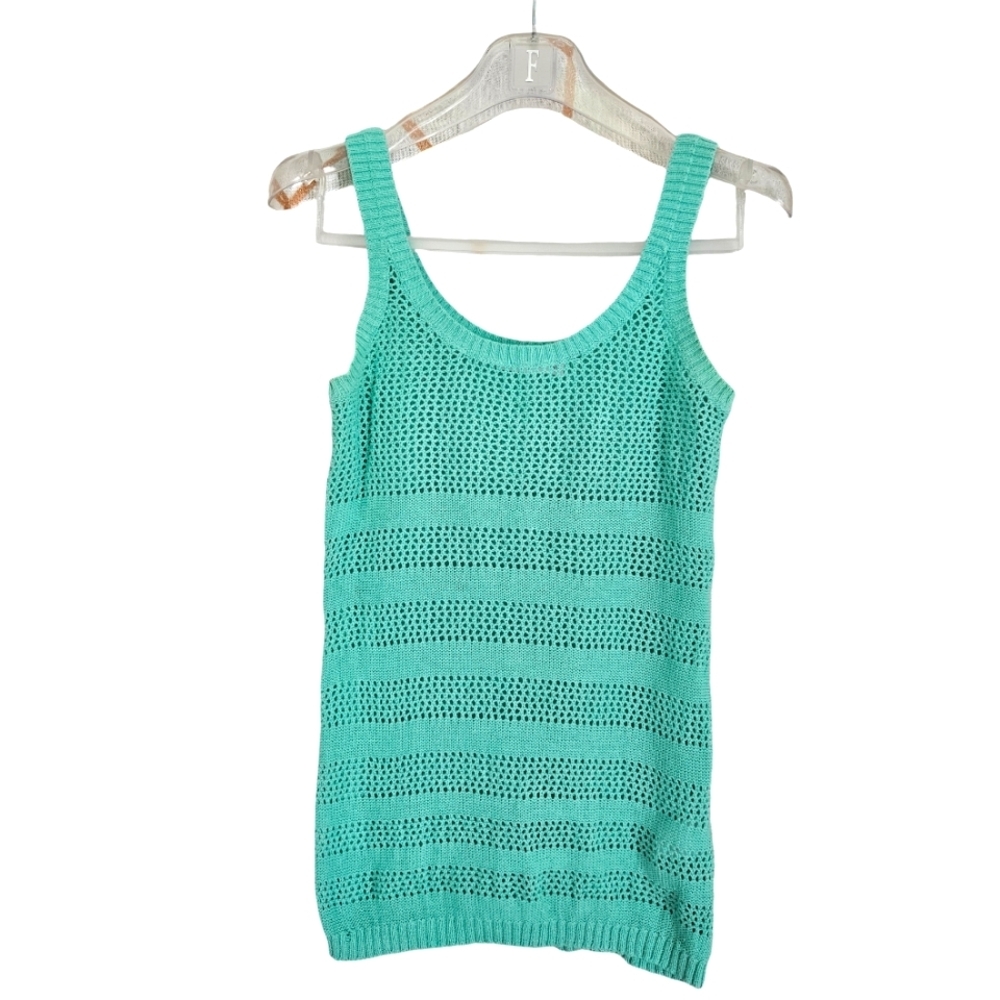 Reitmans XS/S crochet 100% cotton knit Tank Top New